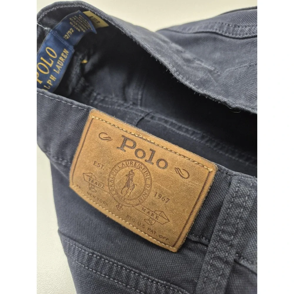 Polo Ralph Lauren Jeans Mens 32x32 Dark Blue Straight Leg Stretch Denim Pants